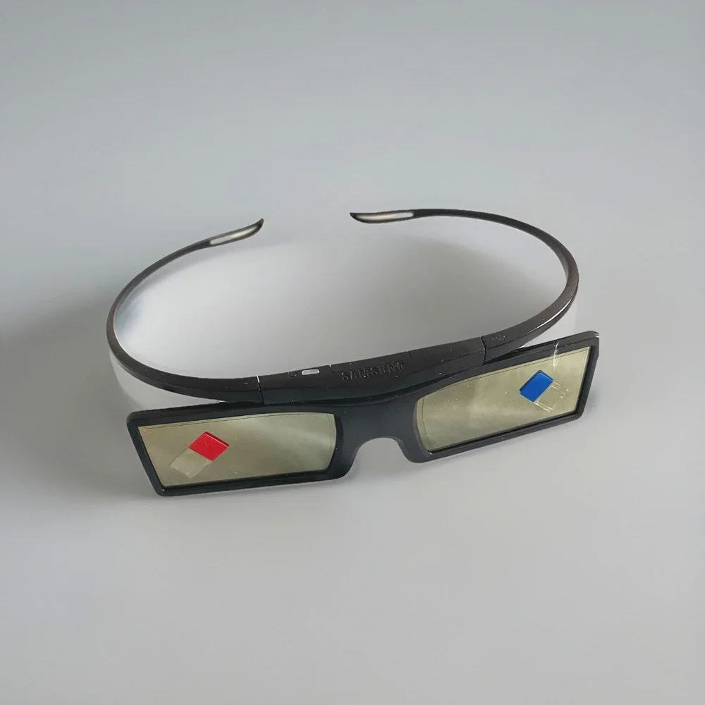 Pair Genuine Samsung SSG-4100GB Active 3D Glasses uses Lithium Battery #2025